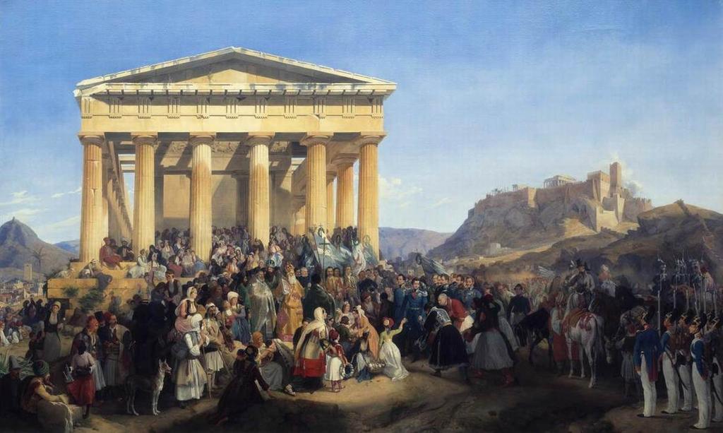 Greeksburg's tweet image. 1 Δεκεμβρίου 1834, έρχεται επίσημα ο ελληνολάτρης βασιλιάς Όθων στην Αθήνα, που έχει ήδη οριστεί πρωτεύουσα του νεοσύστατου ελληνικού βασιλείου. Στα επόμενα χρόνια, θα μετατρέψει το χωριό σε μια ευρωπαϊκή πόλη, την οποία θα καταστρέψουμε στη συνέχεια!

👑🇬🇷
