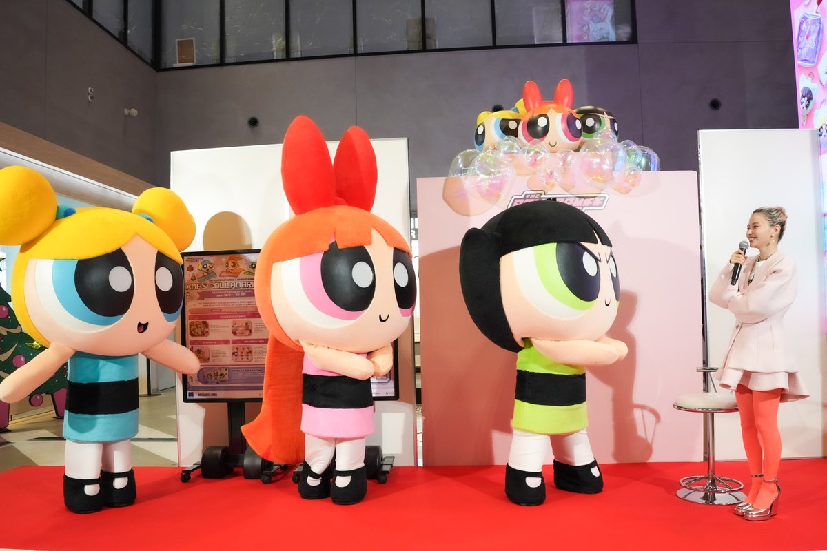 MIYASHITA POWERFUL XMAS 今日から開催🩷🩵💚 #パワーパフガールズ が