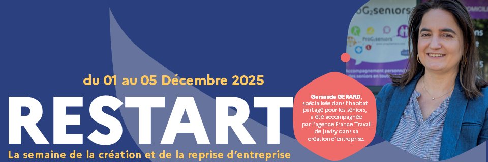 🤝 Top départ de la semaine ReStart, dédiée à celles et ceux qui entreprennent 

En Île-de-France, ce sont 46 000 créateurs d’entreprise, dont 38% de femmes et 20% de seniors, qui passent de l’idée à l’action 

Plus d'infos 🔗 tinyurl.com/mrx4u2zf