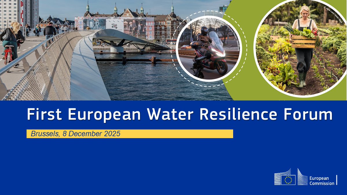 cinea_eu's tweet image. 💧One week to go until the Water Resilience Forum!

📍Visit the CINEA stand and discover our projects boosting Europe’s water resilience. 

🔗link.europa.eu/7qBBfQ

#LIFEProgramme #HorizonEU #Climate