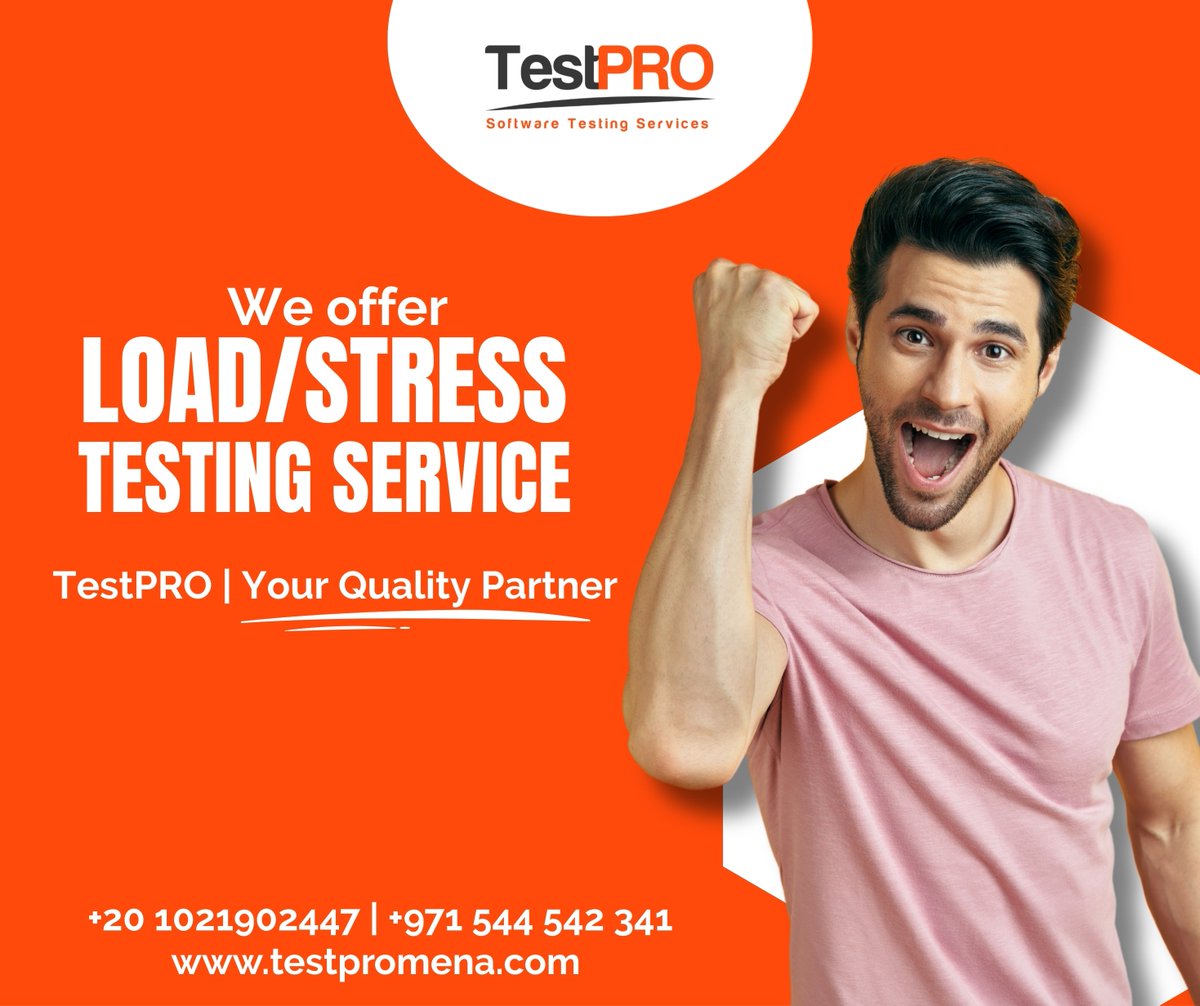 testproeg's tweet image. Load &amp;amp; Stress Testing gives you the confidence that your application is ready for peak usage and high demand — anytime, under any pressure.

testpromena.com/contact/

 testpromena.com/testing-servic…

 +971 54 454 2341
 +20 102 190 2447

 #SoftwareTesting #TestingServices #TestPRO