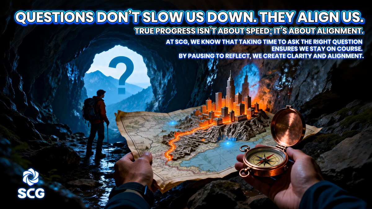 SmartCore_Group's tweet image. ✨ Progress isn’t about speed, it’s about alignment.
🌐 At SCG, the right questions guide us forward, not slow us down.
🍀 Reflection brings clarity, direction and purpose.
🎯 Every move becomes intentional.

#SCG #IntentionalProgress #AlignWithPurpose #FocusedDirection