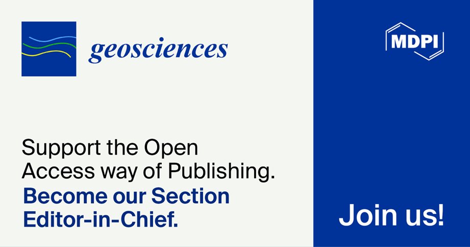 Geosciences_OA's tweet image. 📣 Geosciences is recruiting Section Editors-in-Chief. The following Sections are seeking suitable scholars to lead them:
💧Hydrogeology
🧊Cryosphere 

📧 If you are an active researcher in the mentioned fields, contact us at geosciences@mdpi.com. 

🖇️  brnw.ch/21wXXIn