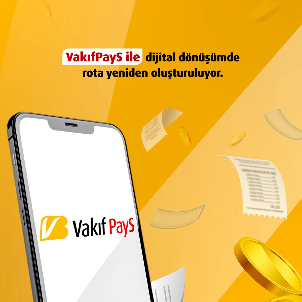 VakıfPayS, günlük yaşamın temposuna hız ve pratiklik katan mobil cüzdan hizmetiyle kullanıcılarına uçtan uca bir finansal deneyim sunuyor. 
📱 Kolay, güvenli ve hızlı ödeme deneyimi VakıfPayS ile her an yanınızda!

#VakıfPayS