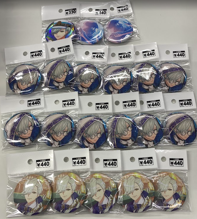 入荷情報】 #A3 御影密 お品薄でした缶バッジが入荷しております