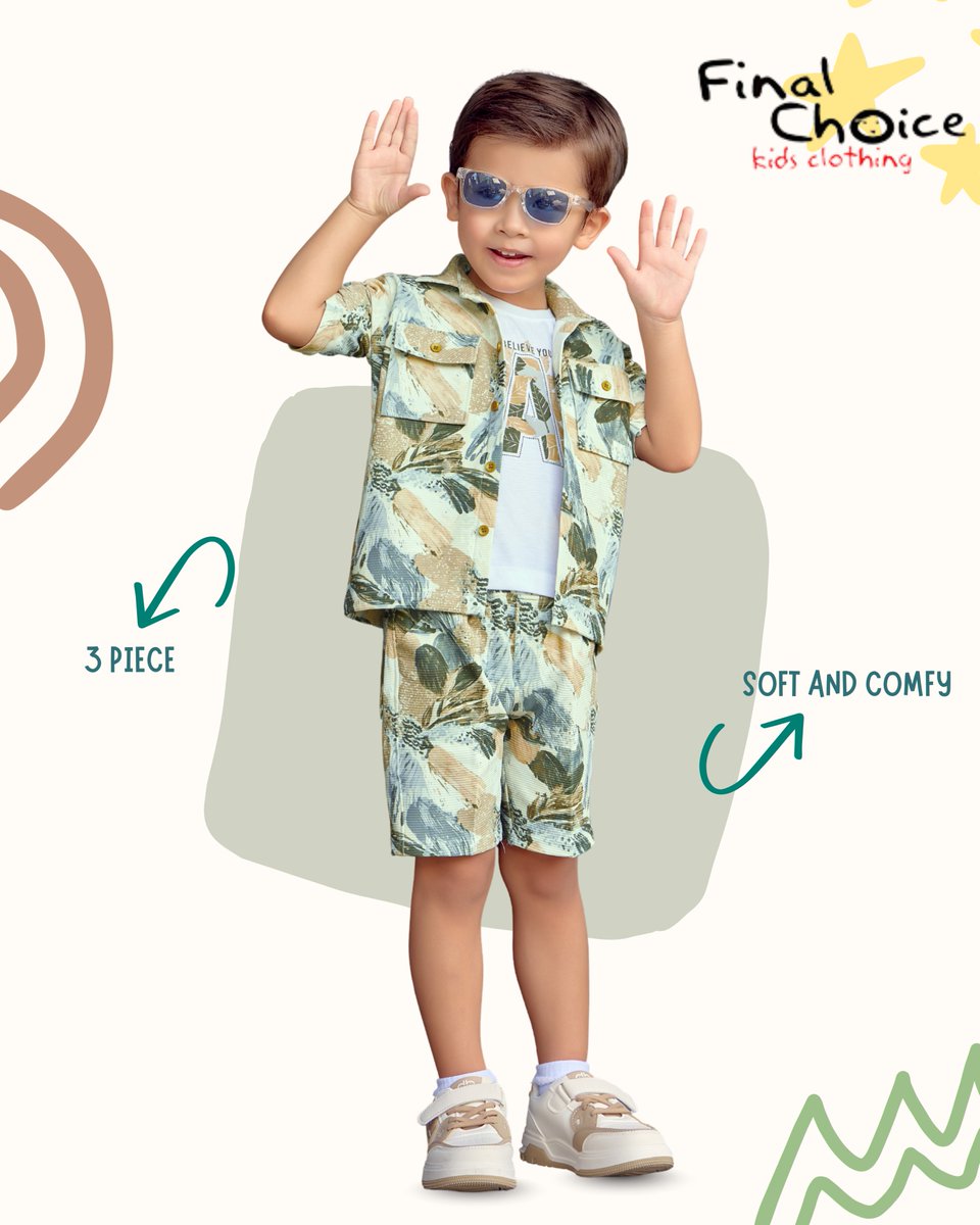 finalchoicekids's tweet image. Chic, comfy, and totally trending—FinalChoice cord set made to slay every moment.
#FinalChoice #CordSet #TrendAlert #FashionVibes #OOTD #InstaFashion #StyleInspo #ViralFit #NewDrop #MustHaveFit

{FinalChoice ,CordSet ,TrendAlert ,FashionVibes ,OOTD ,InstaFashion ,StyleInspo}