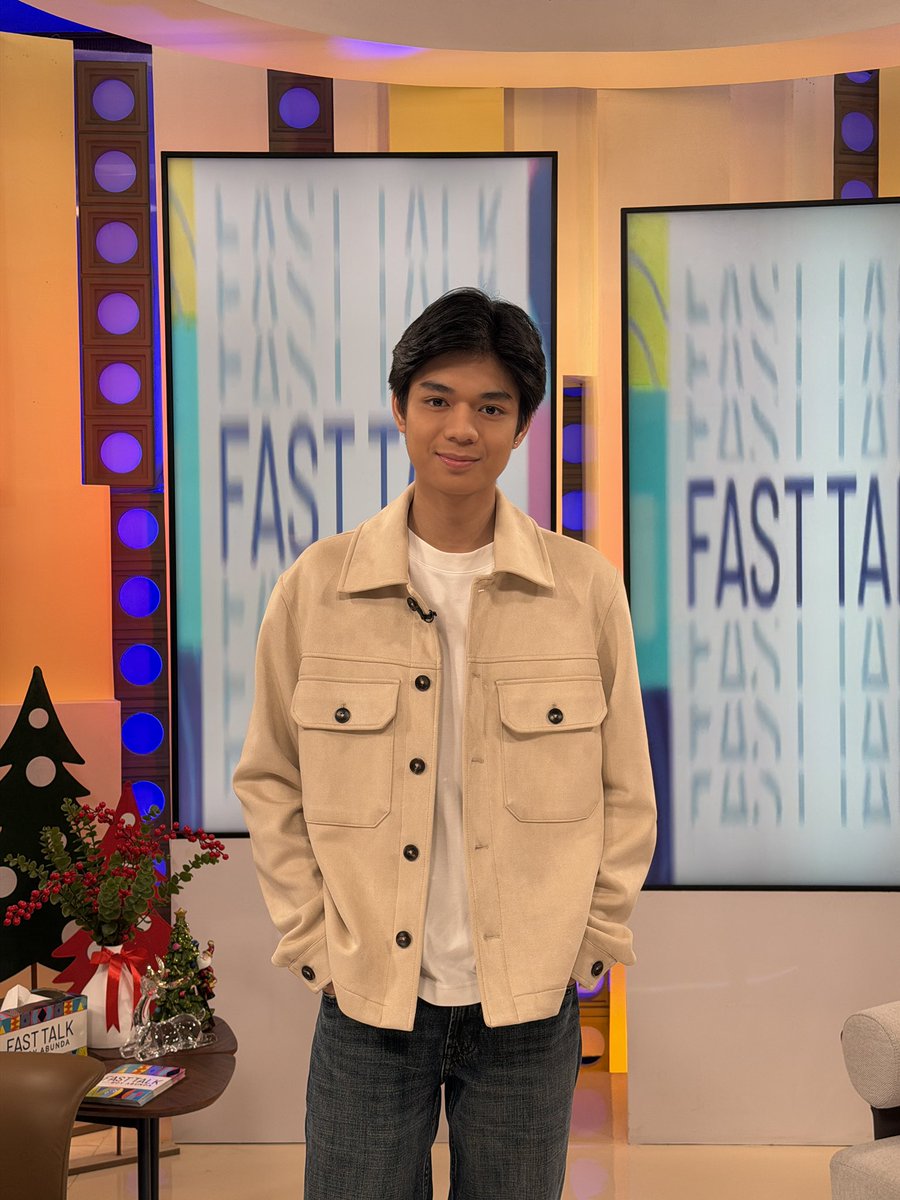 Sparkle_GMA's tweet photo. Fresh from Bahay ni Kuya! 🏠

Ex-PBB Celebrity Collab Edition 2.0 housemates Marco Masa and Eliza Borromeo are the featured guests on today’s episode of Fast Talk with Boy Abunda! ✨

#MarcoMasa https://t.co/uA7AuqLOgA