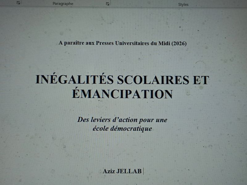Inégalités scolaires et émancipation. A paraître aux Presses Universitaires du Midi (2026)
Un ouvrage de synthèse, portant sur différentes problématiques scolaires et éducatives, et mettant en avant le dialogue vertueux entre sociologie et action publique.