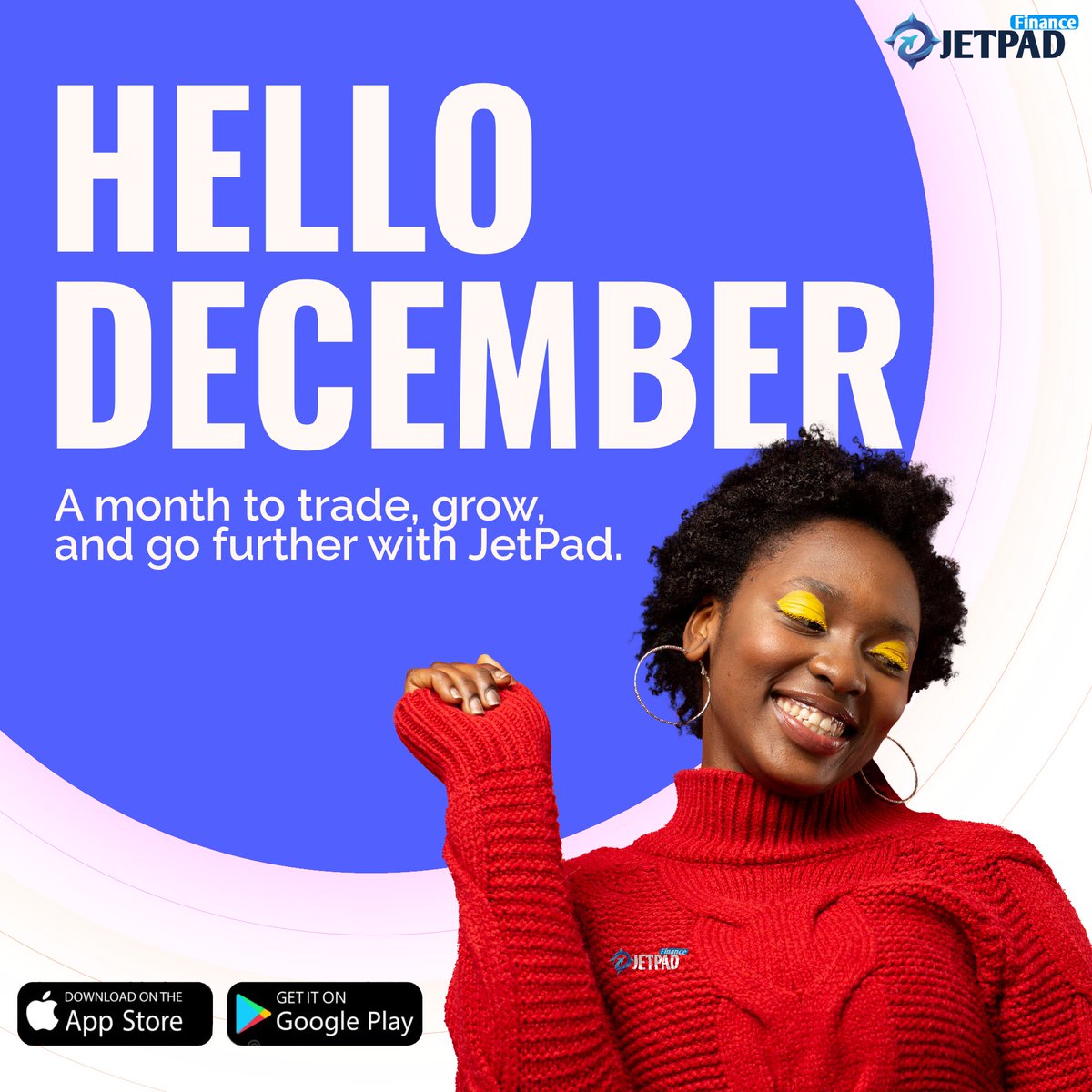 JetPad_Finance's tweet image. Hello December! ❄️✨

A new month filled with warmth, growth, and good vibes. 

Let’s make every moment count  and every payment smooth  all through the holidays with JetPad. 🎁🚀

#jetpad #stablecoin #p2p #NewMonth #Thanksgiving