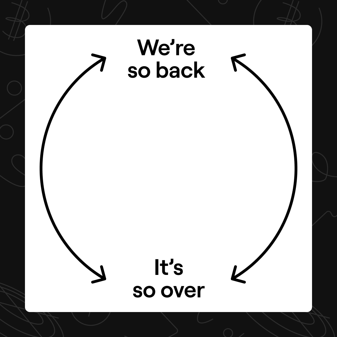 GM to those who know: cycles gonna cycle