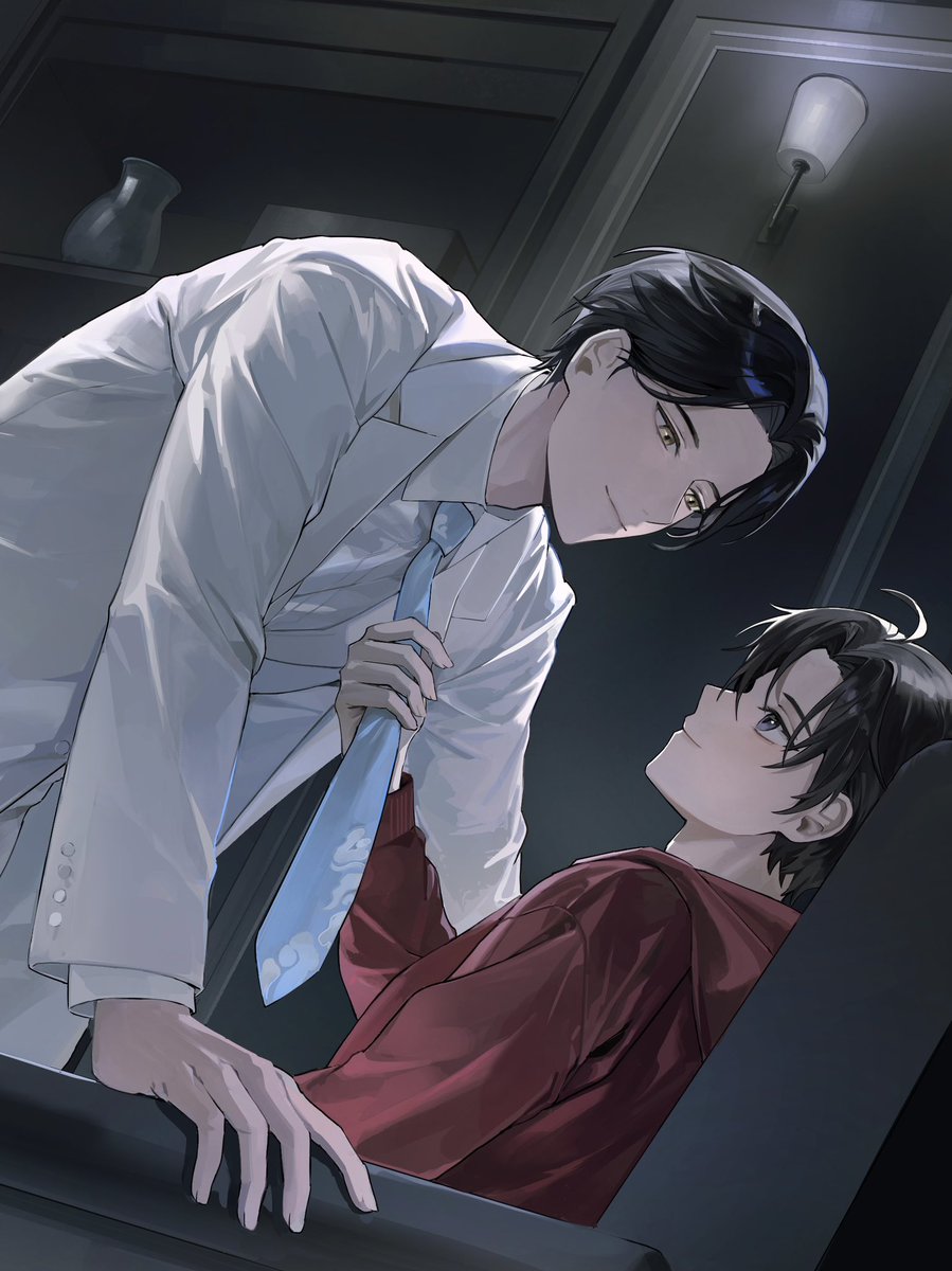 <a href="/memomdzs/">메모1005</a> 님께서 마도조사의 팬소설 시리즈인 &lt;구원지몽&gt;의 표지 커미션을 맡아주셨습니다!🥹 카지노 사장 망기와 대학생 무선이 그 자체…✨ 저 회지 정말 열심히 만들게요😭😭😭
메모님, 사.. 사랑합니다🫶🏻💕💕💕

구원지몽 포타 좌표: posty.pe/skzte21