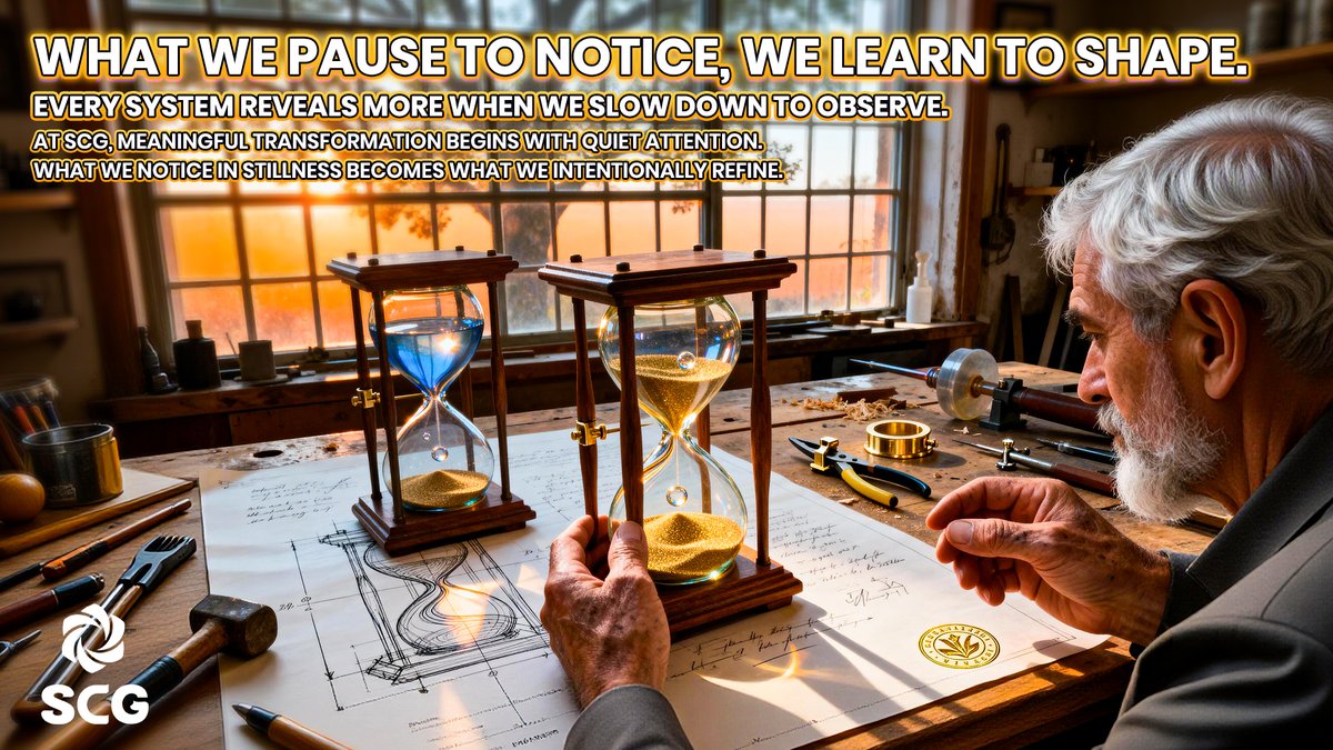 SmartCore_Group's tweet image. 🌐 Real transformation begins in stillness.
📊 At SCG, we shape systems through observation, not force.
🐢 Slowing down isn’t delay, it’s intelligent control.
🚀 Attention builds what truly lasts.

#SCG #StrategicStillness #ObserveToShape #InsightDriven