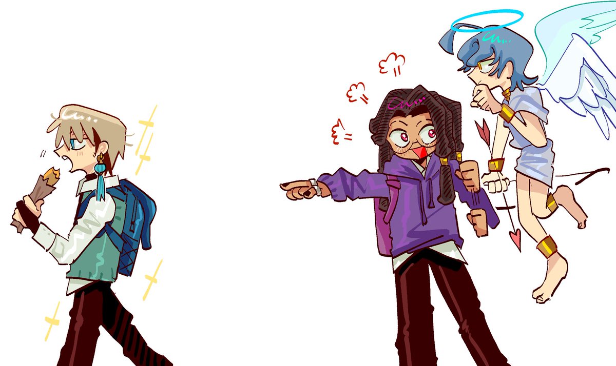 ngocsaohoa's tweet image. Drew this in class