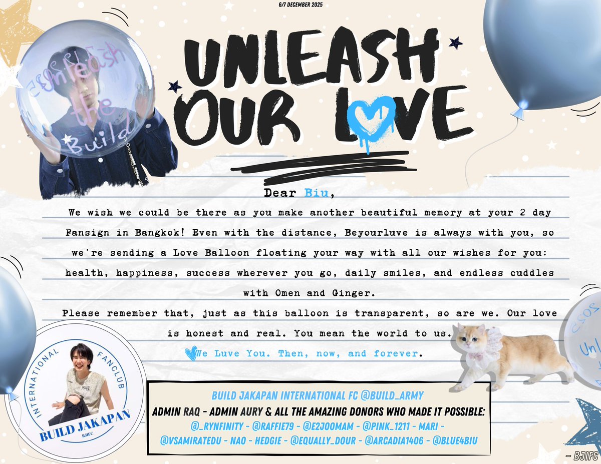 build_army's tweet image. 🎈✨𝙐𝙣𝙡𝙚𝙖𝙨𝙝 𝙤𝙪𝙧 𝙇𝙤𝙫𝙚 - 𝙈𝙤𝙣𝙚𝙮 𝘽𝙖𝙡𝙡𝙤𝙤𝙣 - 𝙁𝙖𝙣 𝙎𝙞𝙜𝙣 𝙥𝙧𝙤𝙟𝙚𝙘𝙩✨🎈

💌 Here’s the card that will be delivered with the money balloon for Biu.

✨Thank you so much to everyone who donated and helped make this possible. 💙

#UnleashTheBuild…