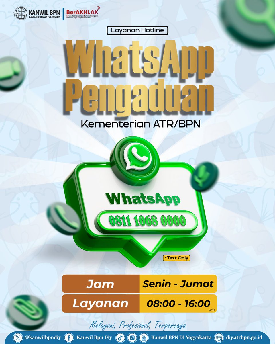 kanwilbpndiy's tweet image. Halo #SobATRBPN DIY,
HUT KORPRI ke-54 di Kanwil BPN DIY: Tekankan Delapan Tekad Kesiapsiagaan ASN
#MelayaniProfesionalTerpercaya

Selengkapnya di 
instagram.com/p/DRtv-VFCaP5/…