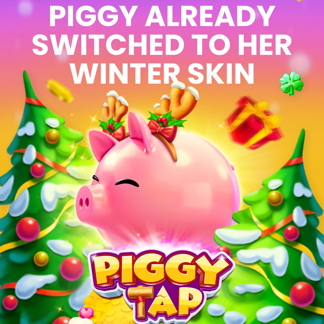 onlyplayclub's tweet photo. Piggy just switched to her winter skin — and it changes the whole vibe. ❄️🐷
New colors, new mood, same energy.
Funny how a small visual update can make the game feel fresh again.
Try the winter version and tell us if you like this style more.

#OnlyplayClub #PiggyTap #WinterSkin #GameUpdate