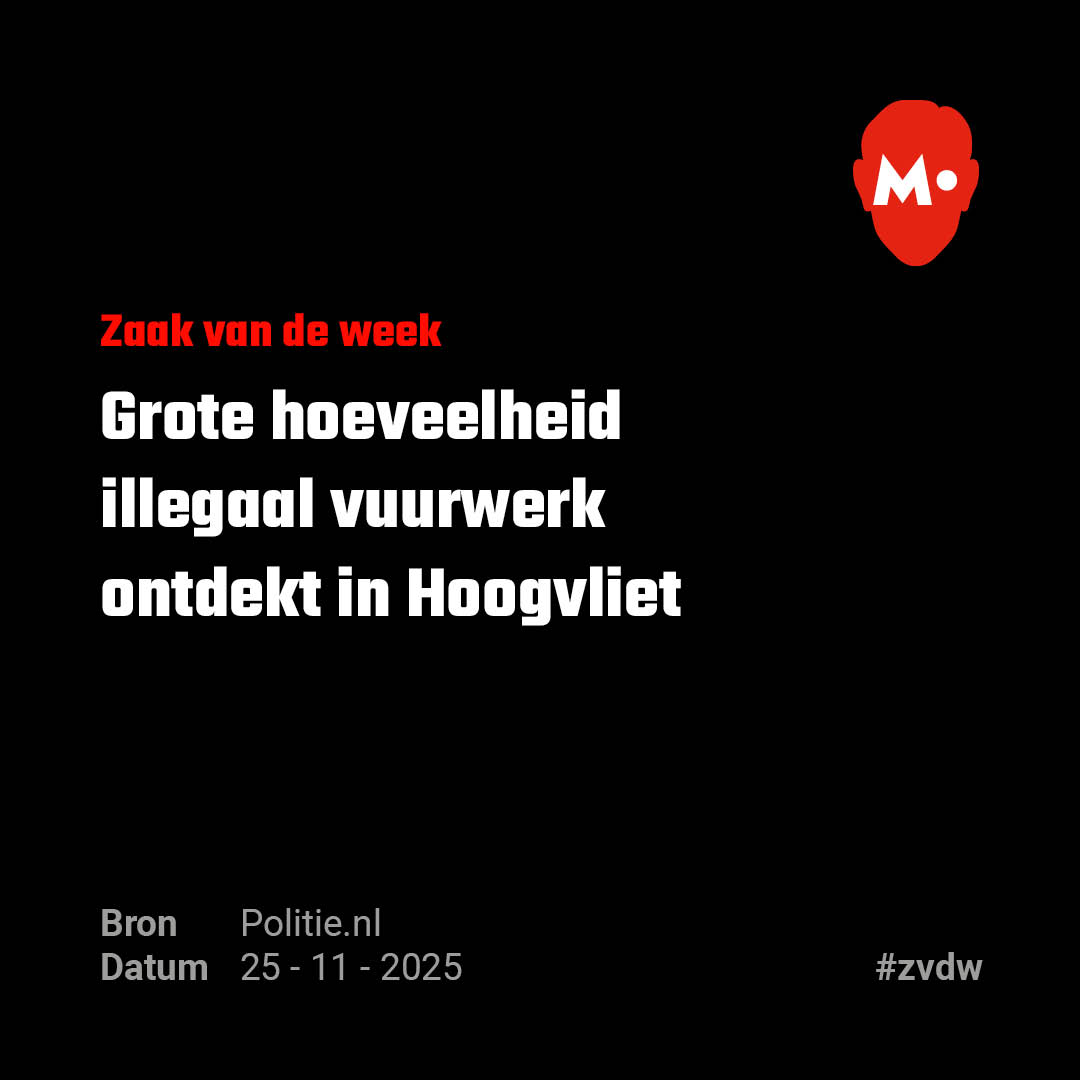 De politie heeft op 20 november meerdere woningen in Hoogvliet gecontroleerd. In de woonwijk was er sprake van vuurwerkoverlast. Agenten controleerden de panden naar aanleiding van meerdere (anonieme) tips. In totaal werd er 136 kilo aan illegaal vuurwerk aangetroffen en in