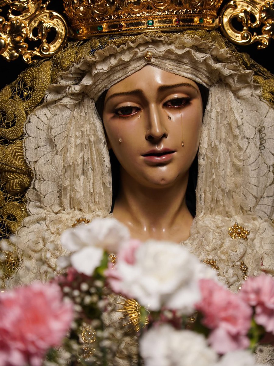 Dichosa eres, María, porque de ti vino la salvación del mundo; tú que ahora vives ya en la gloria del Señor, intercede por nosotros ante tu Hijo.

#CofradíasMLG