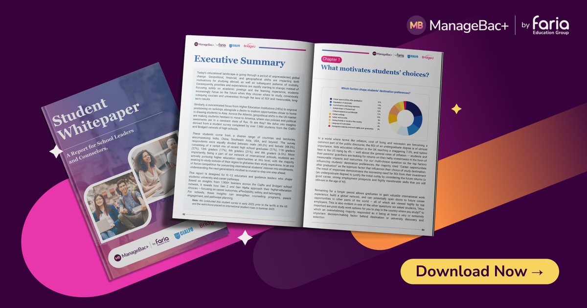 Students are rethinking their futures. Insights from 1,900+ learners show families now prioritize ROI, safety, employability, and wellbeing.

See what this means for school operations, counselling, and long-term pathways: hubs.li/Q03W5QRG0

#counselling #schooloperations
