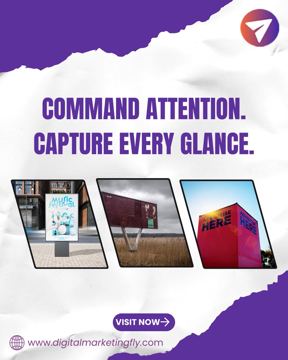 Digital_MFly's tweet photo. Make your brand unmissable with impactful outdoor campaigns. DMF brings your message to the streets, billboards, and beyond.
Visit us: https://t.co/5il5M10PR0
Contact us: +91 8057886164

#OutdoorAdvertising #DigitalMarketingFly #OOHMarketing #BillboardDesign https://t.co/5zxsxDa2It