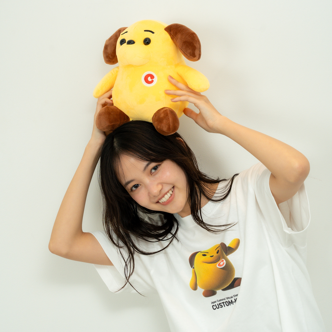 新商品】 税関の公式イメージキャラクター「カスタム君」のグッズが