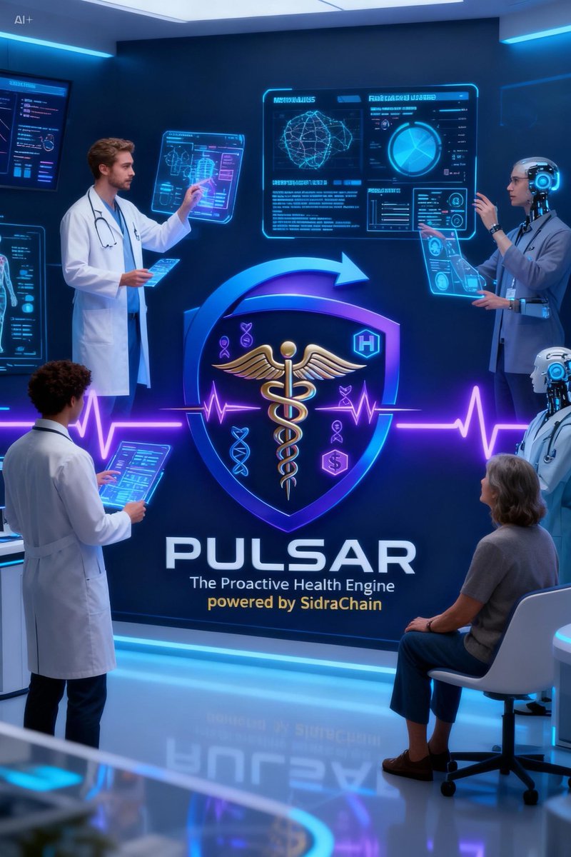 kims2611's tweet photo. 🧬⚡ PULSAR — The Proactive Health Engine powered by SidraChain ⚡🛡️

This isn’t just medical AI. This is the moment healthcare evolves from reactive diagnosis to proactive prevention.

With PULSAR, we envision a world where: ✅ Illness is detected before symptoms surface
✅ Personalized predictive insights guide real health decisions
✅ Patients and doctors collaborate through intelligent data, not uncertainty
✅ AI + blockchain transparency secures medical records and trust

SidraChain powers the engine behind PULSAR — giving it the ethical backbone it deserves: 🔒 Immutable health data
🛡️ Privacy-first architecture
💡 Data ownership returned to the individual
⚙️ Predictive models built for life, not visit-to-visit

👩‍⚕️👨‍⚕️ From clinicians to communities, from labs to everyday users — PULSAR is built to serve all: • Predictive health alerts
• Risk scoring & anomaly detection
• Smart lifestyle recommendations
• Decentralized medical history verification
• Future integration for tokens that reward healthy choices

🌍 Because the future of health should be: ✔ Intelligent
✔ Transparent
✔ Accessible
✔ Community-driven

We’re not replacing doctors — we’re empowering them.
We’re not just collecting health data — we’re protecting and activating it.

🚀 Tribe, this is only Phase 1 of a bigger vision.
A world where your health is predicted, protected, and powered forward.

Welcome to PULSAR.
Where prevention leads, not cure.

Contribution Link 
https://t.co/k279I6BCnJ

@wreixidra @maljefairi
@ByReiXwiftSidEx @sidrachain
@missanjofficial @mulord92
@JbDelarosa8 @Yoonhui1217
@natt_1225  @zhoeyycrypto @fireflygold09 @MahdiShekari8 @mulord92 @metaquilesx

#ProactiveHealth #MedTechAI #HealthEngine #SidraChain #FutureOfMedicine #PULSAR ⚡🧬🛡️💚🚀