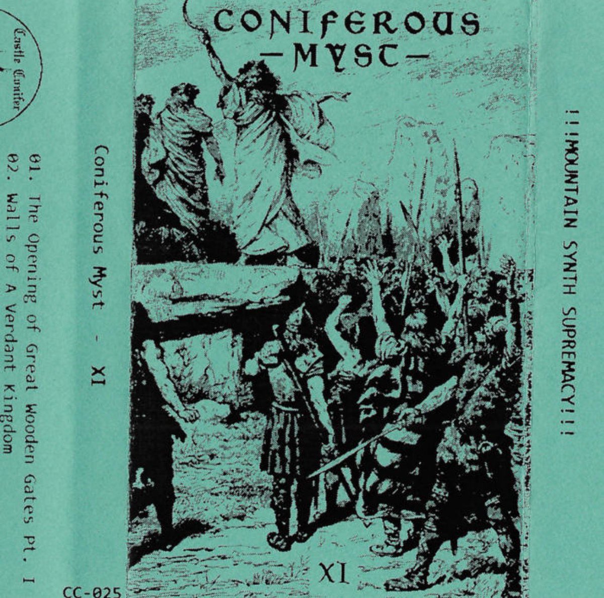 tofeelhealed's tweet photo. dungeon synth, iron age style riffs and solos, real australian metalcore and long islands violent metalcore finest at their best

coniferous myst - xi
neolithic - barbarism
ends in tragedy - beauty of death
liberate - promo 2025 https://t.co/RUD5UgDics