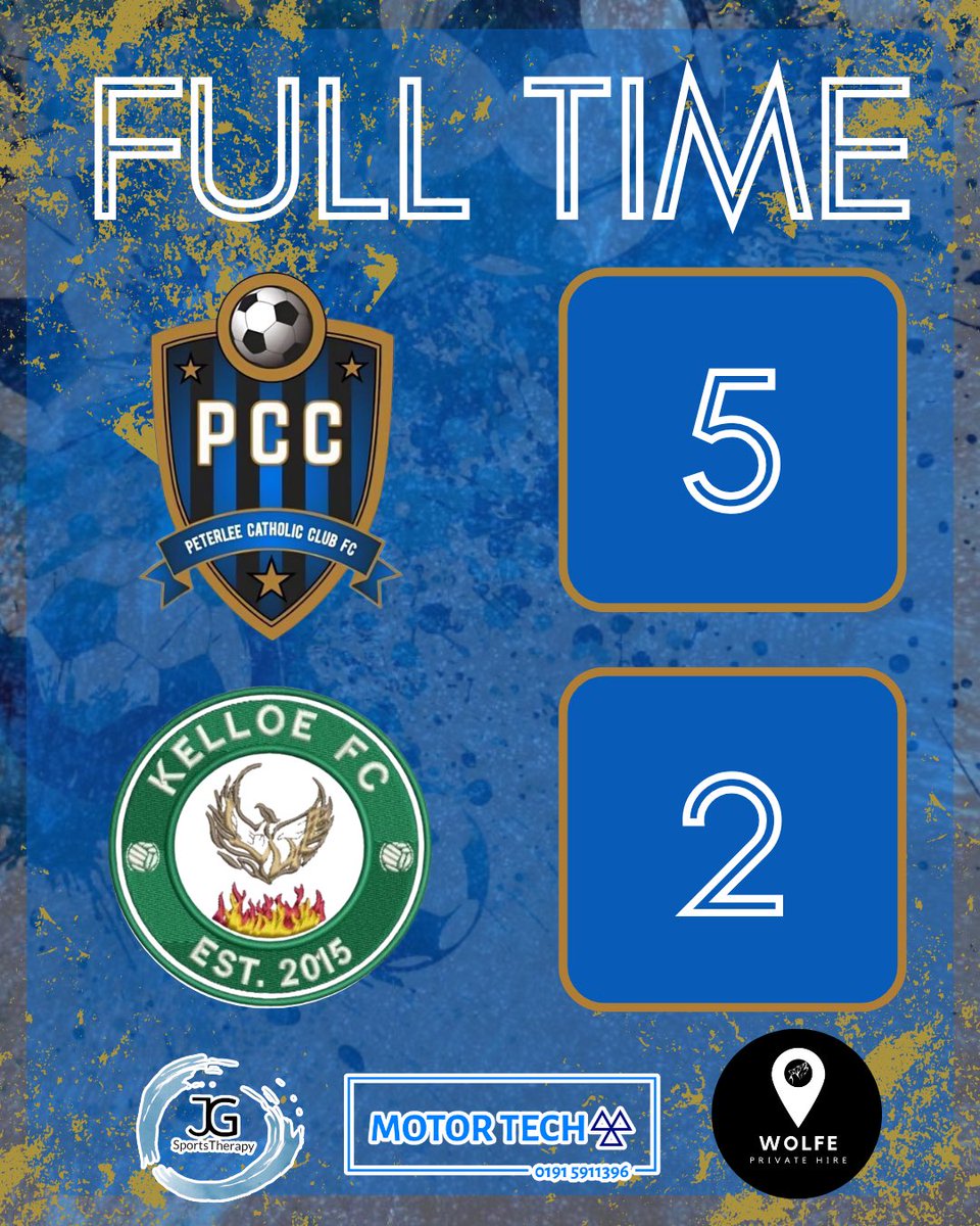 FT: PCC 5-2 Kelloe 

Made hard work of it yesterday morning but into the hat we go🎩

Dylan King⚽️⚽️
Jack Gorman ⚽️
Ryley Johnson ⚽️⚽️

MOTM: James Anderson ⭐️

#PCC🔵