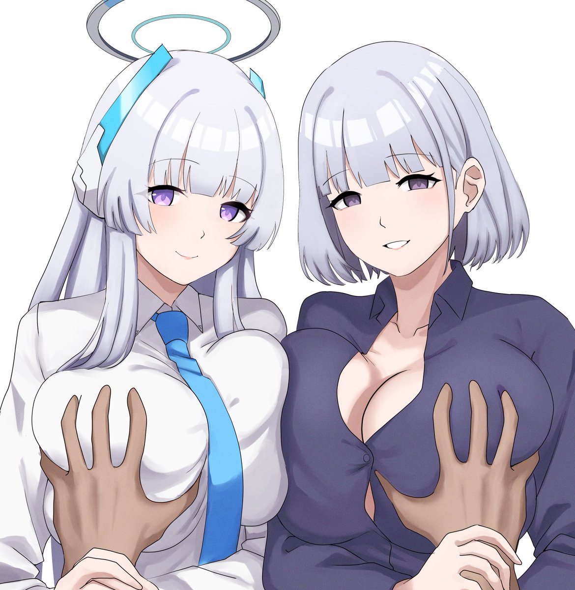 生塩ノア(ブルアカ) 「#ドルフロ #GirlsFrontline #ブルアカ #BlueArchive」|Cykaのイラスト