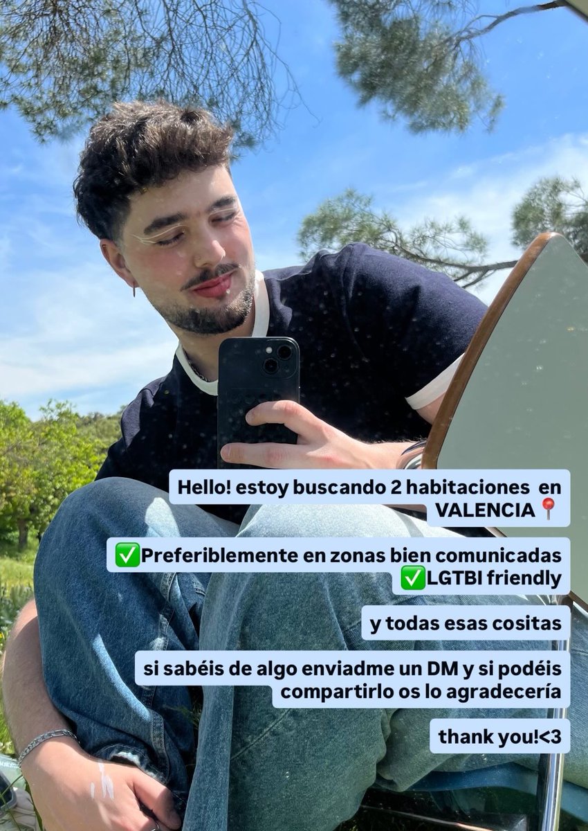 Busco 2 habitaciones en Valencia📍
si podéis compartirlo lo agradecería:,)