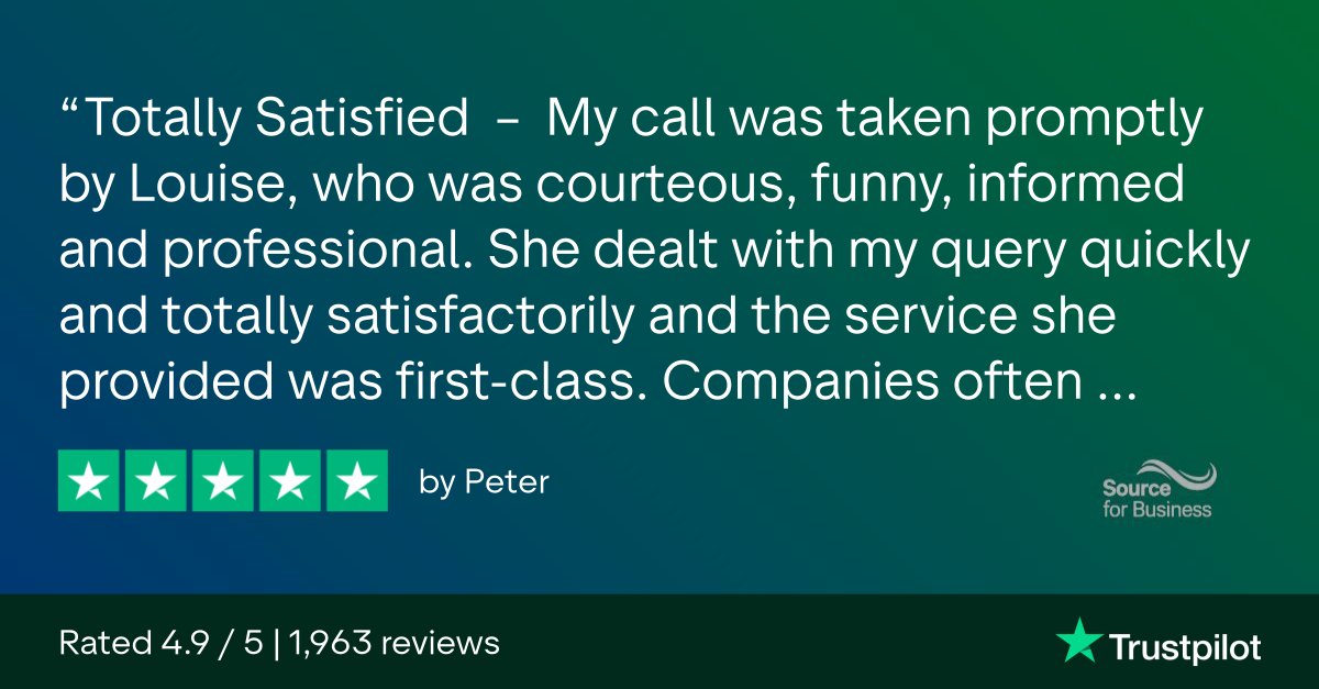 Source4b's tweet image. Starting the week on a high note! 

Louise delivered first-class service and made a customer’s day - exactly the kind of Monday Motivation we love to see.

 #CustomerExperience #FirstClassService #CustomerService