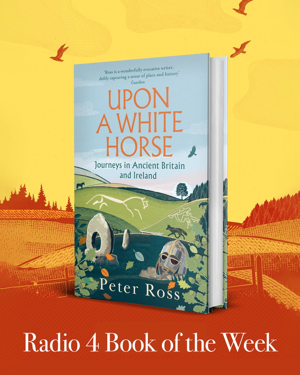 PeterAlanRoss's tweet photo. I'm thrilled that Upon A White Horse is going to be @BBCRadio4  Book Of The Week. The first episode, on Stonehenge, will be December 8, 11.45am – and there will be a reading from a different part of the book every day up to &amp; including December 12. I hope you'll enjoy listening. https://t.co/0v8XFrt2dv