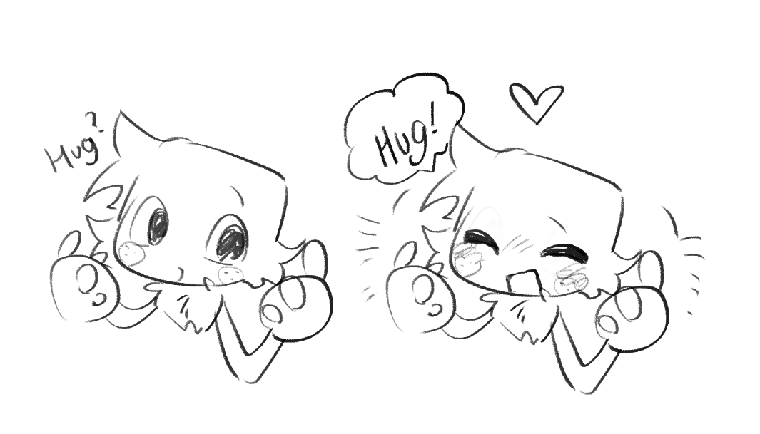 Dandy_Nark's tweet image. Goob want Hug!