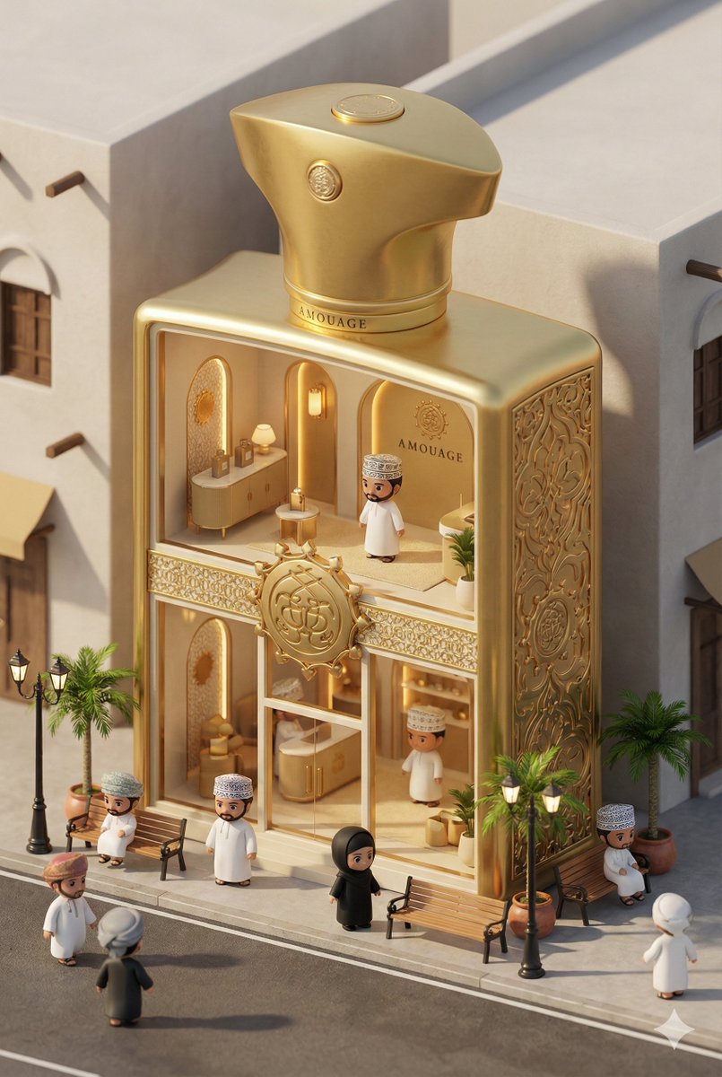 إبداع الذكاء الاصطناعي لا يتوقف! ✨🇴🇲
صور تخيلية لمتجر "أمواج" بأسلوب المصغرات ثلاثية الأبعاد (3D Miniature)، قمت بإنشاؤها باستخدام نموذج Gemini Nano Banana Pro.
التفاصيل المعمارية والأزياء العمانية أضافت طابعا مميزا وأنيقا. ما رأيكم في النتيجة؟ 😍