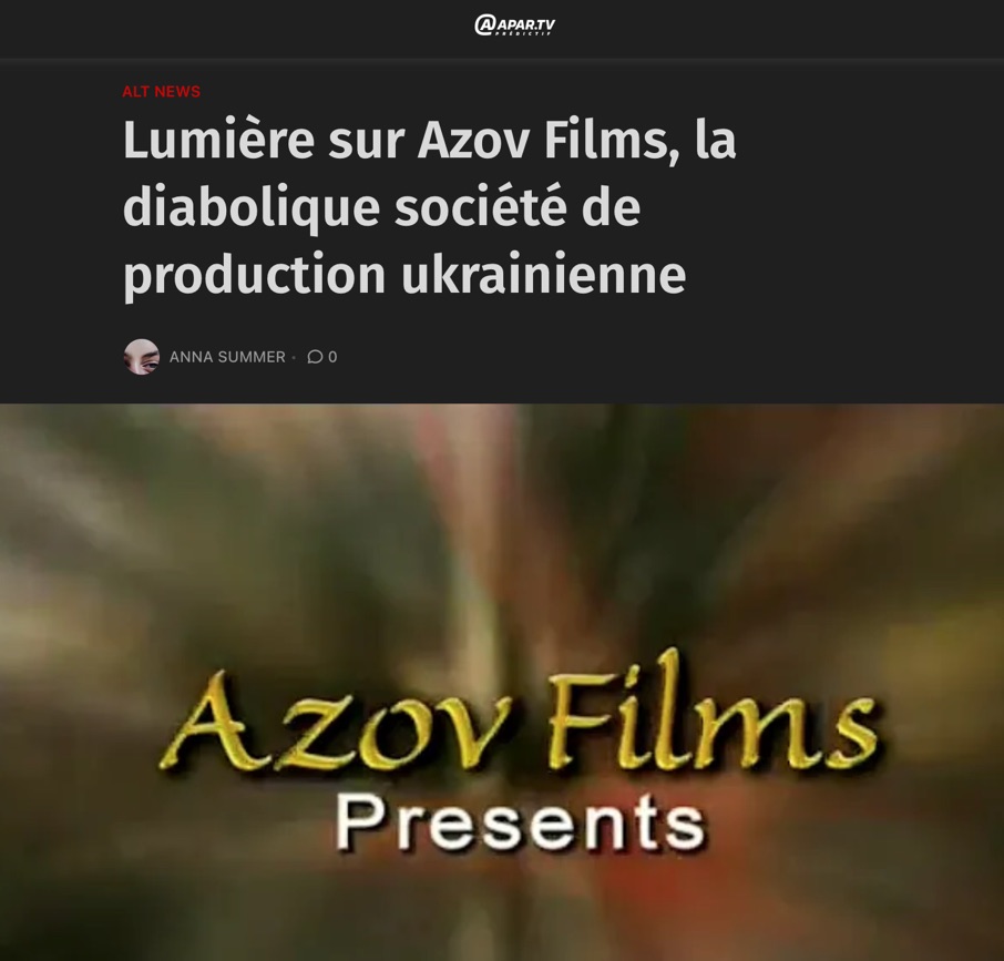 FrauHodl's tweet photo. @christi589321 AZOV-Films ... https://t.co/ZPprIEUwCJ