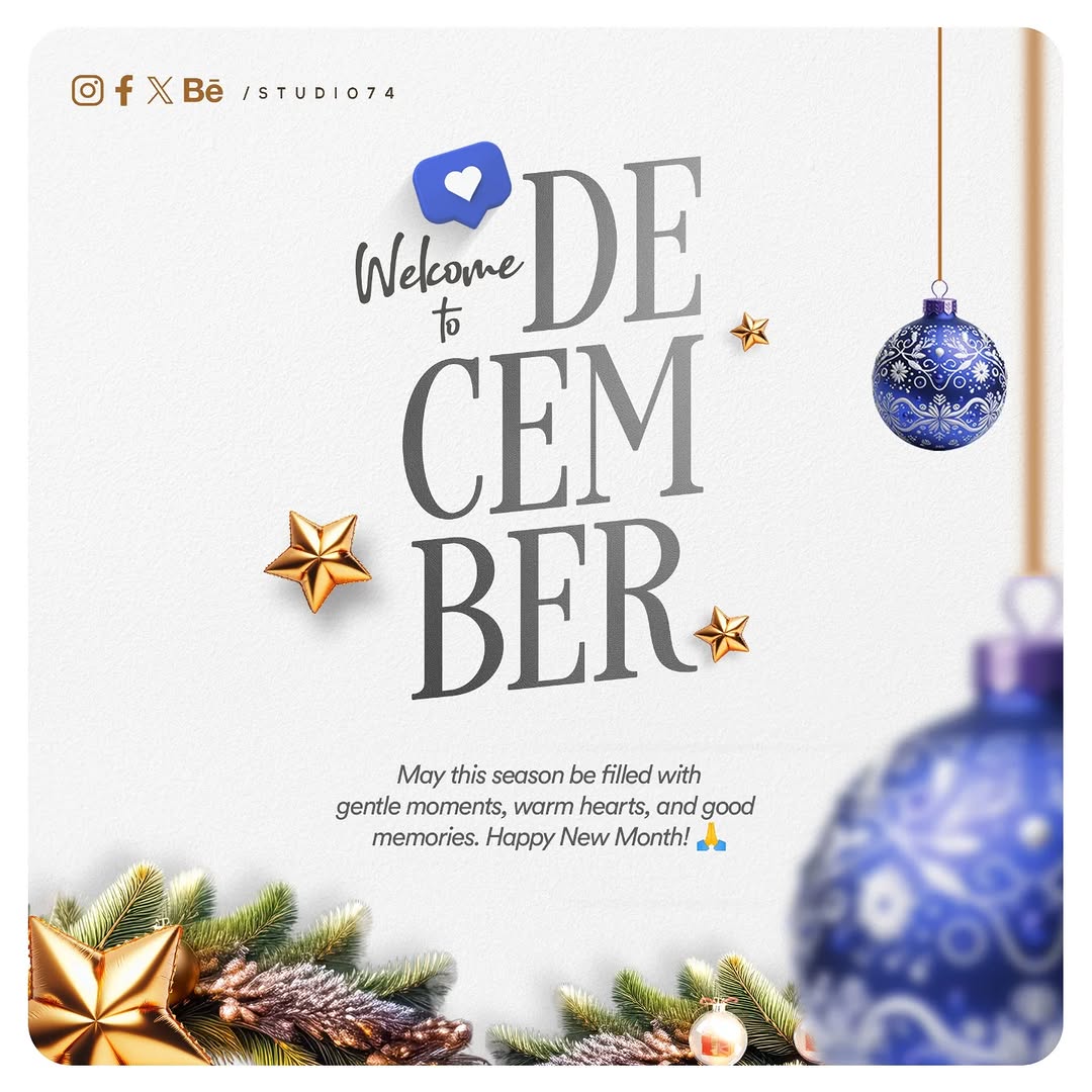 _Studio74's tweet photo. Wishing you a cheerful December and a colourful season ahead.
#December #Christmas #Seasonsgreetings #Happynewmonth #Studio74 https://t.co/J7YIvG0wMG