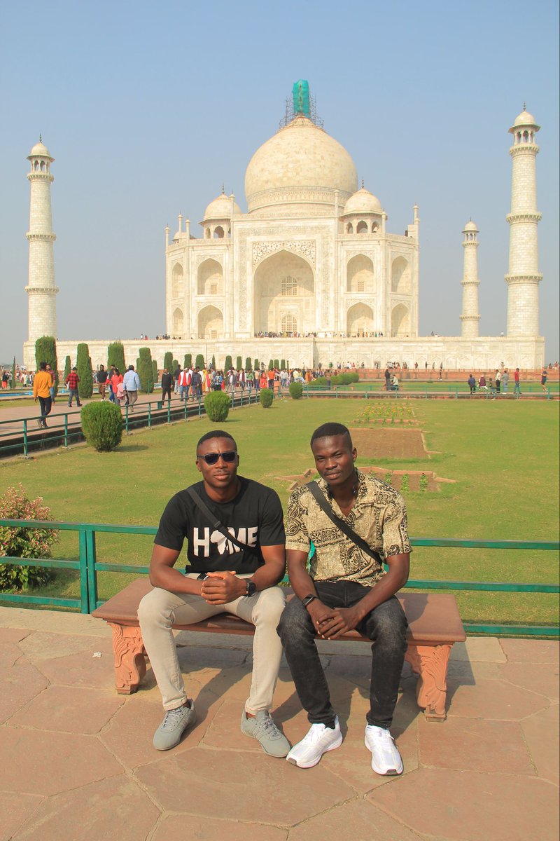 GoldenBoyEric's tweet photo. A visit to Taj Mahal India 🇮🇳 https://t.co/HfRI76Qg61