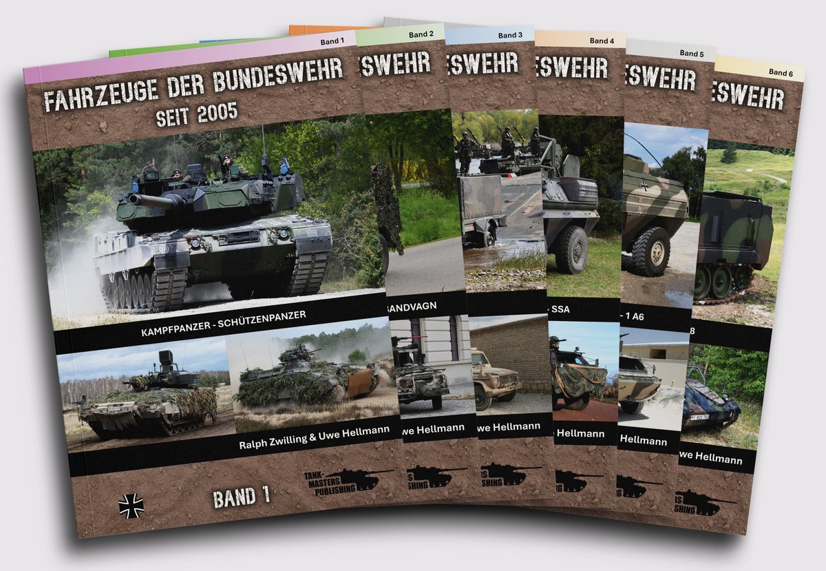KdoMagazin's tweet photo. Armoured Warfare: Tank-Masters Publishing (K-ISOM Autor Ralph Zwilling) präsentiert „Fahrzeuge der #Bundeswehr seit 2005“ als Serie. Ein Standardnachschlagewerk aller Fahrzeuge die sich im Dienst der Bundeswehr befinden. Ein Blick lohnt sich! #TankMasters
https://t.co/HgBF3laZC7 https://t.co/IkYU0txqQd