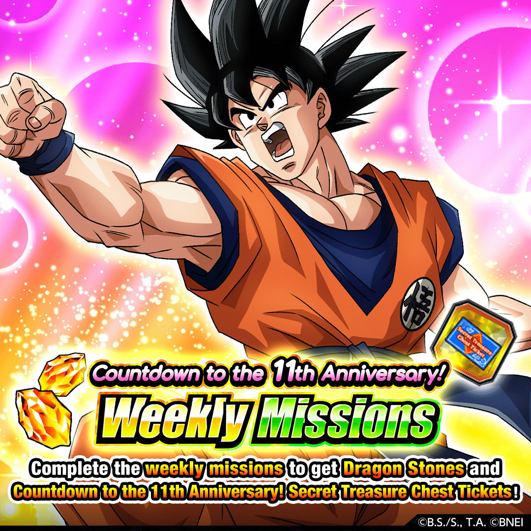 Countdown to the 11th Anniversary! Weekly Missions! Complete the
