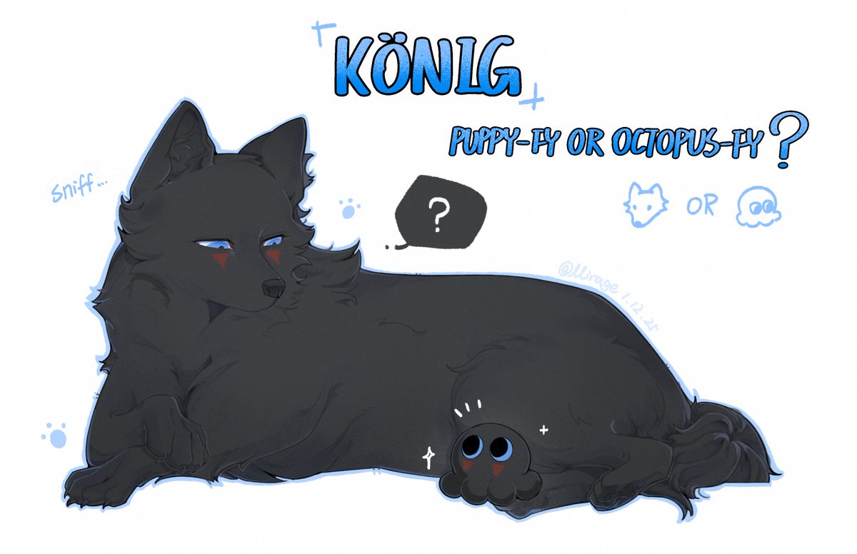 _MIRAGEXD's tweet image. 🐺or🐙?

#König #Konig
