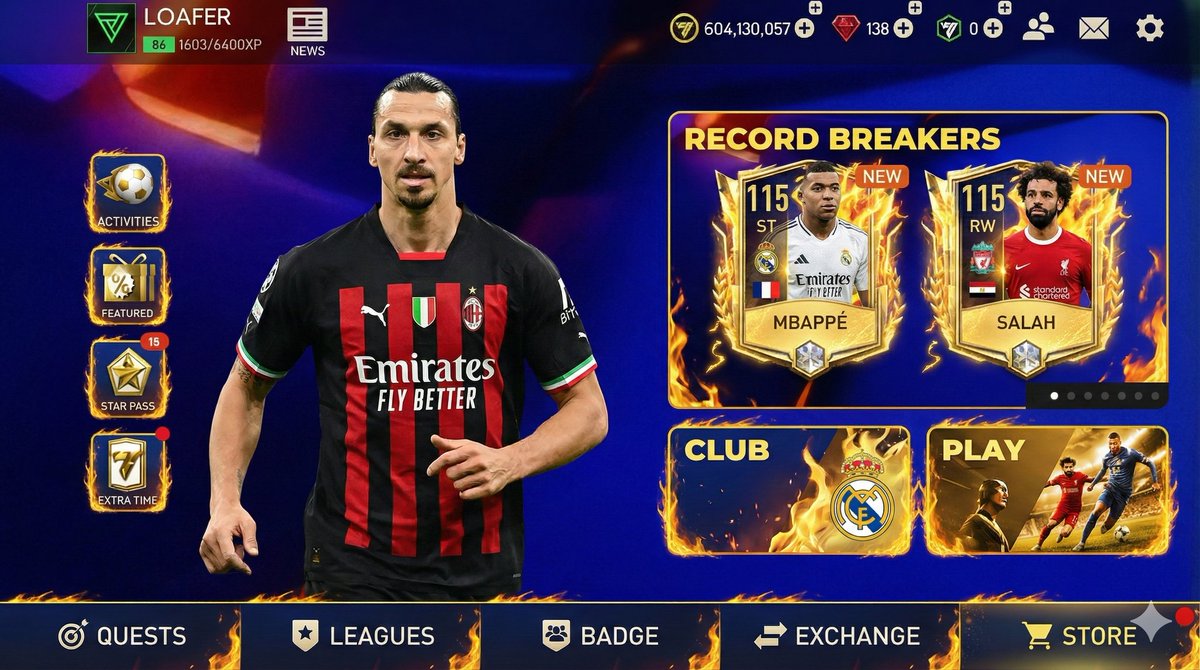 LoaferXt's tweet photo. Record Breakers concept made by Gemini. My own Design is Coming soon.

@tutiofifa @FirstHalfYT https://t.co/6cIgBKYptX