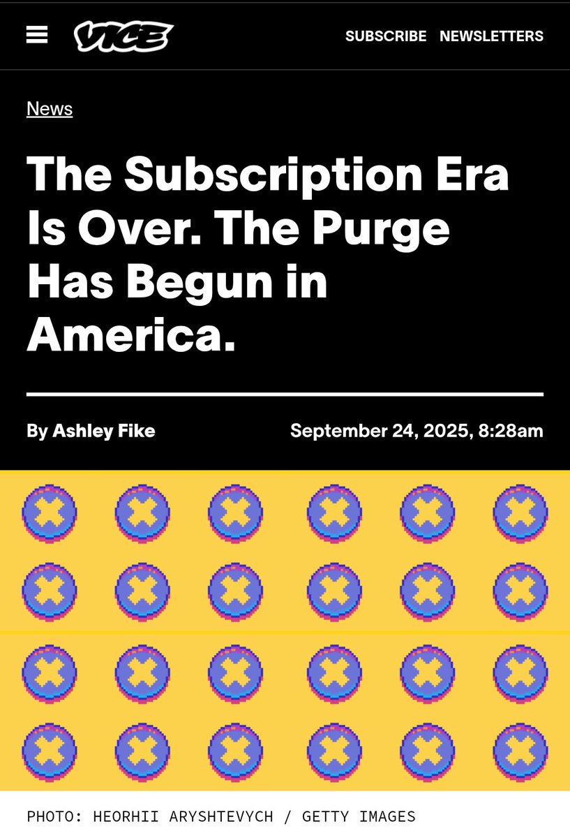 The era of ‘subscribe to everything’ is collapsing. Perfect time to start collecting: physical media, community &amp; $VINYL.

boycottspotify deletespotify skipspotify memecoin solana crypto