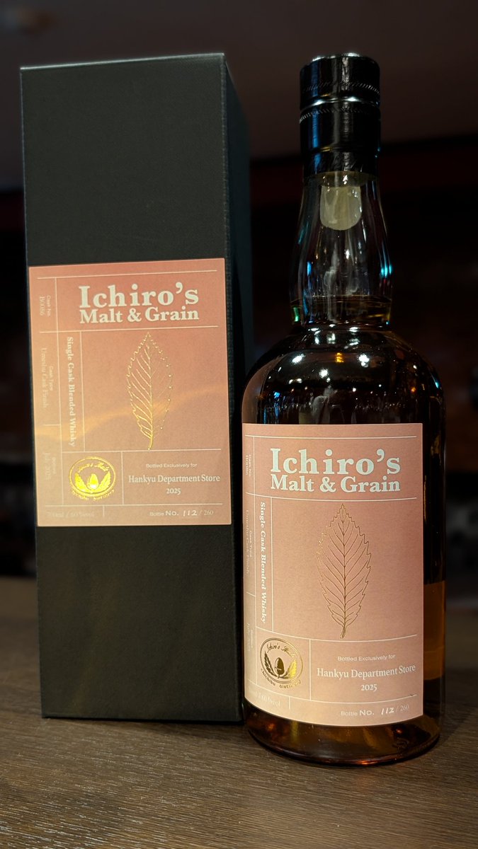 12月突入！師走営業スタートです。 早速新規提供ボトルをご紹介。 阪急