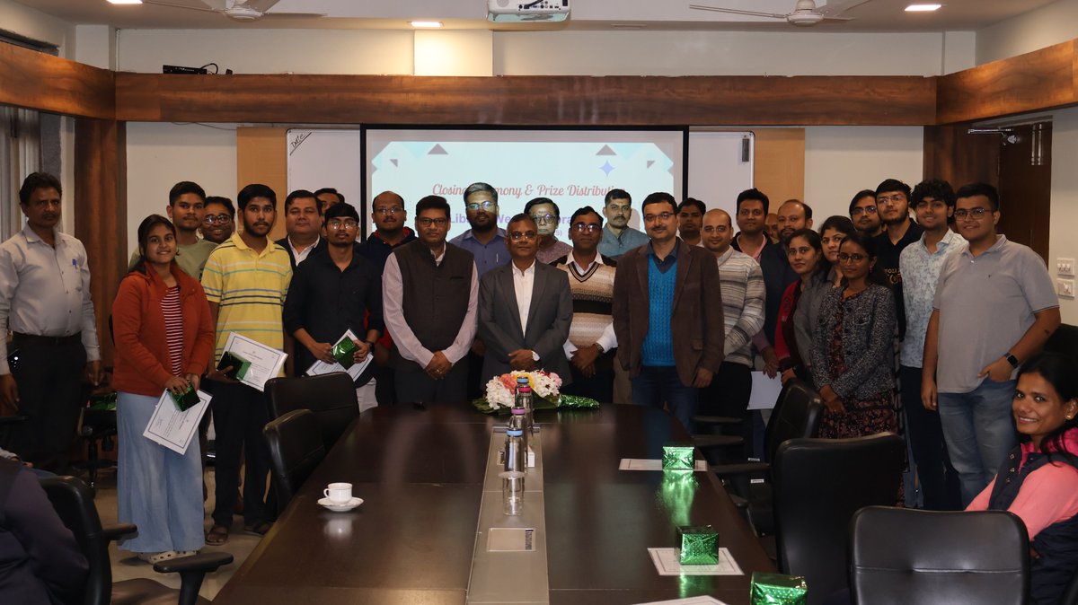 LibraryIISERB's tweet image. Library Week Celebration 2025 
What an amazing week we had from Nov 14–20, filled with fun, learning, and creativity! The Closing Ceremony on Nov 20, 2025 was a highlight, with our Honourable Director Sir presenting prizes and certificates to our talented winners. 
#LibraryWeek