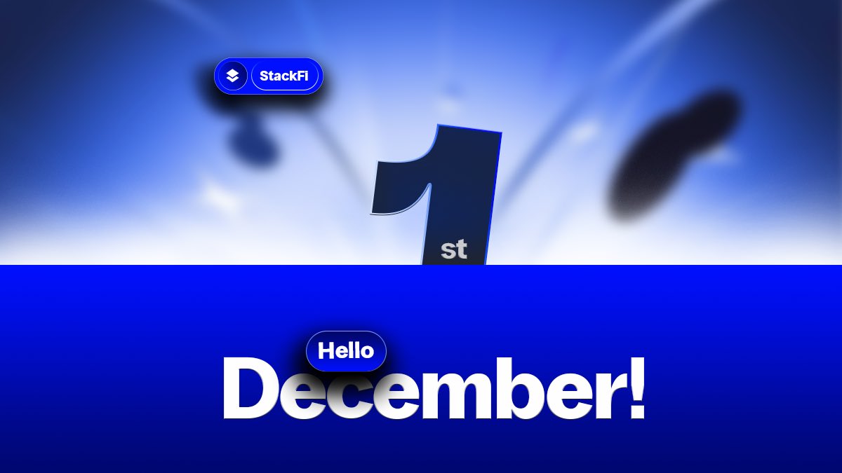 stackfibase's tweet image. Happy new month from StackFi 🎉

Grateful for the community. Focused on better tools, smoother execution, and stronger onchain leverage this month. 

Let’s build.