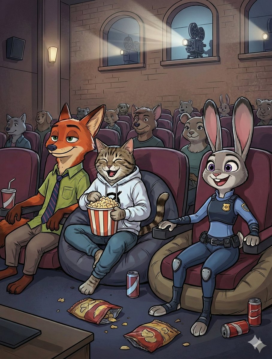KydRock's tweet photo. My old friends invited me to their new premiere #Zootopia2. Thank you for the great time in your company!
#comics #nomorezero https://t.co/3HwQ0TF04h