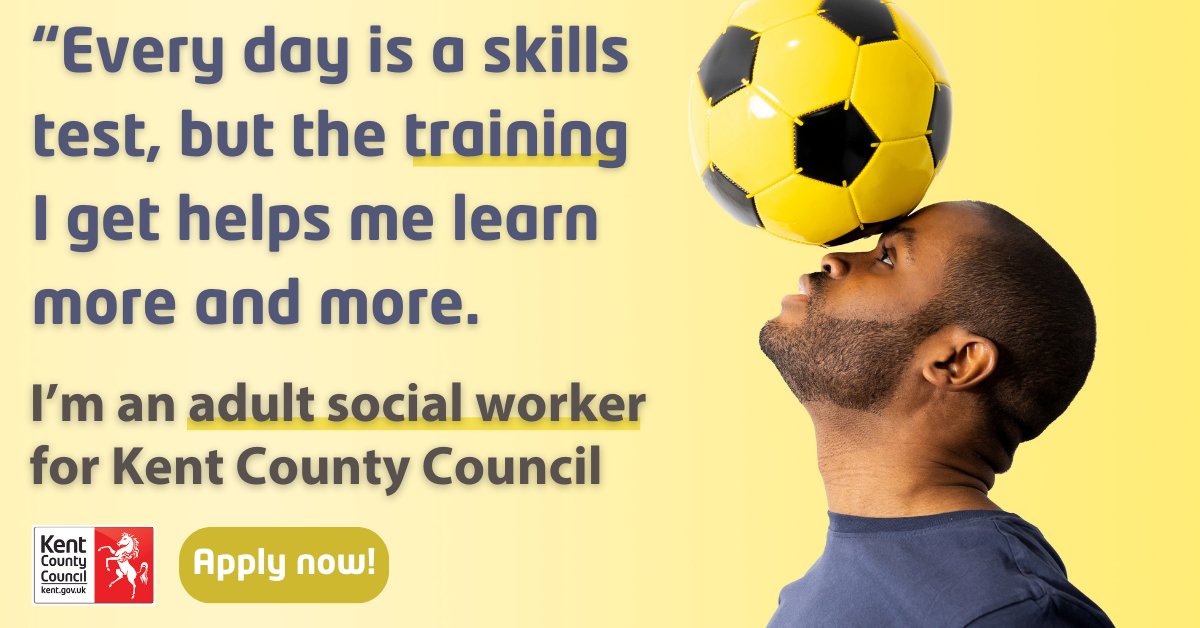 Kent_cc's tweet image. In adult social care, we put people at the heart of everything we do. 

Do you want to make a positive difference every day and support our residents to live a full and safe life? 

Find out more here: loom.ly/S7KXKlg 
#MentalHealth #Registeredpractitioner #SocialWorker