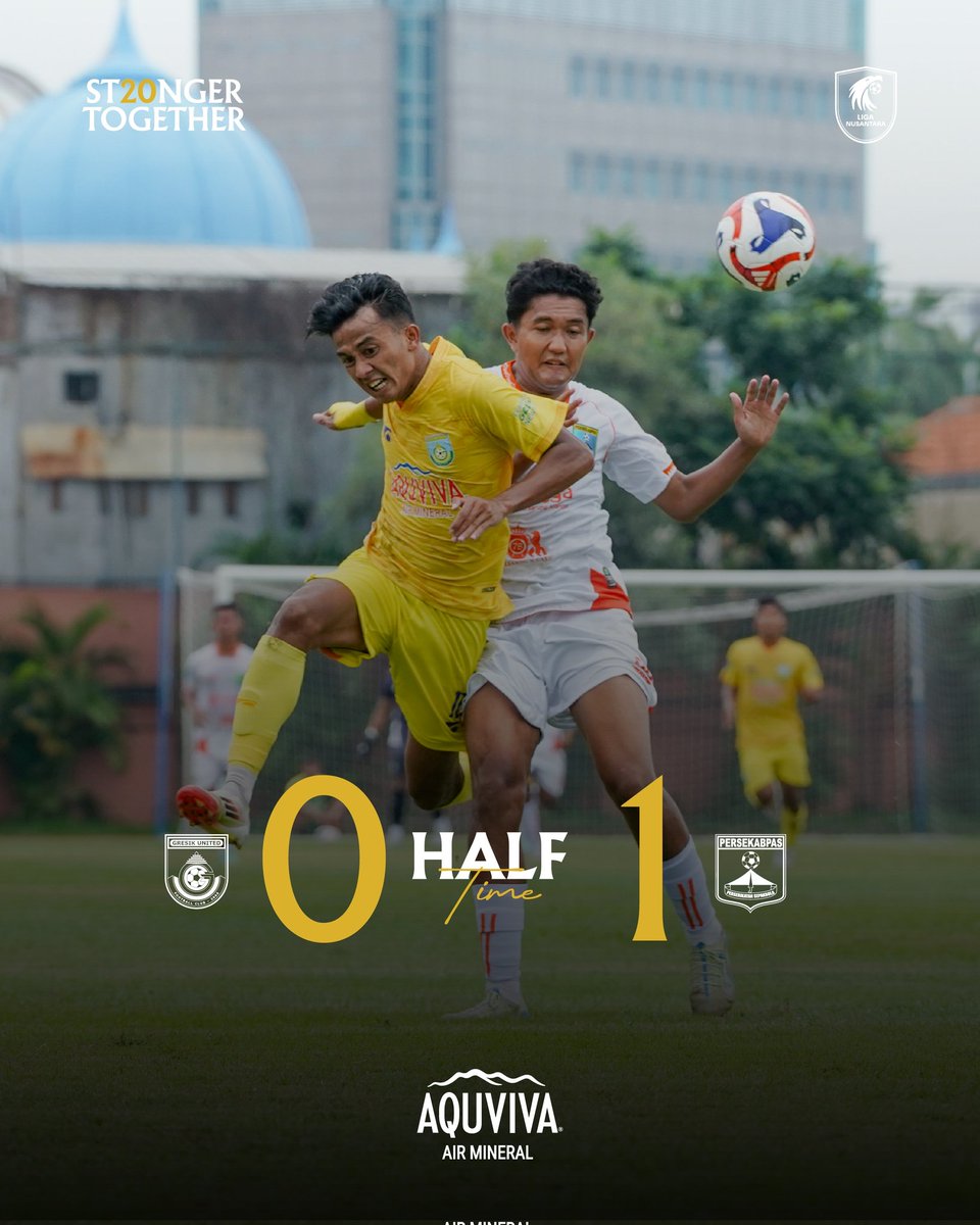 gresikutdFC's tweet image. Tertinggal di paruh babak, Come On Gres! 

#GresikUnited #LigaNusantara #Matchday1 #GRSPAS #GresikUnitedDay