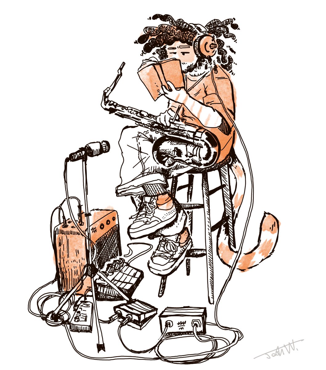 he's trying to make it sound weirder