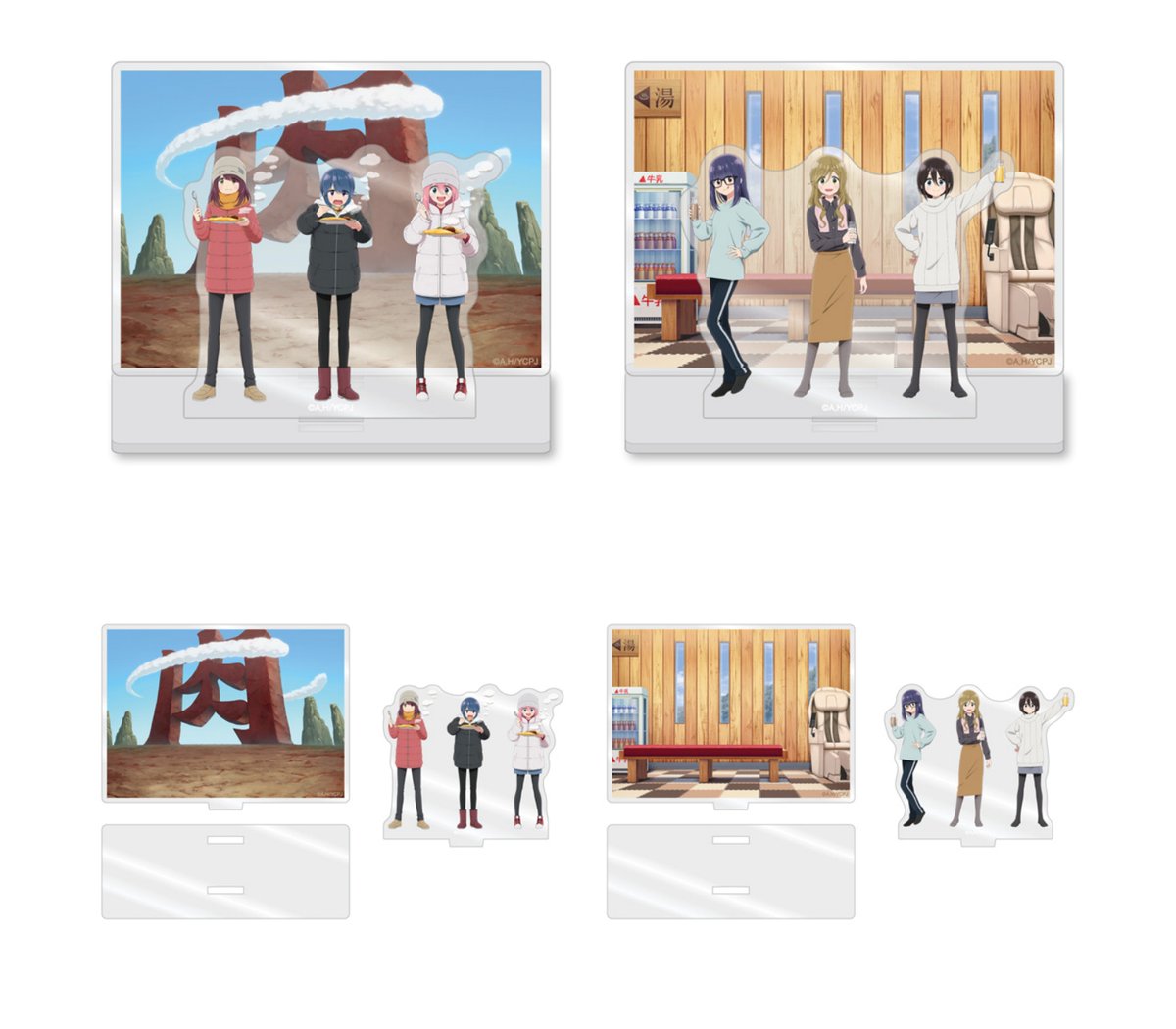 ゆるキャン△展 限定特典 名刺風カード グッズ｜アニメ＋映画『ゆる